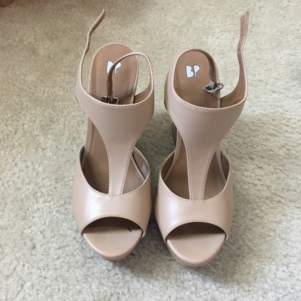 BP leather wedges, size 8.5